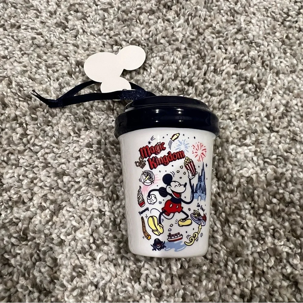 🆕 Disney Parks | Magic Kingdom x Starbucks Mickey Mouse Coffee Cup Ornament